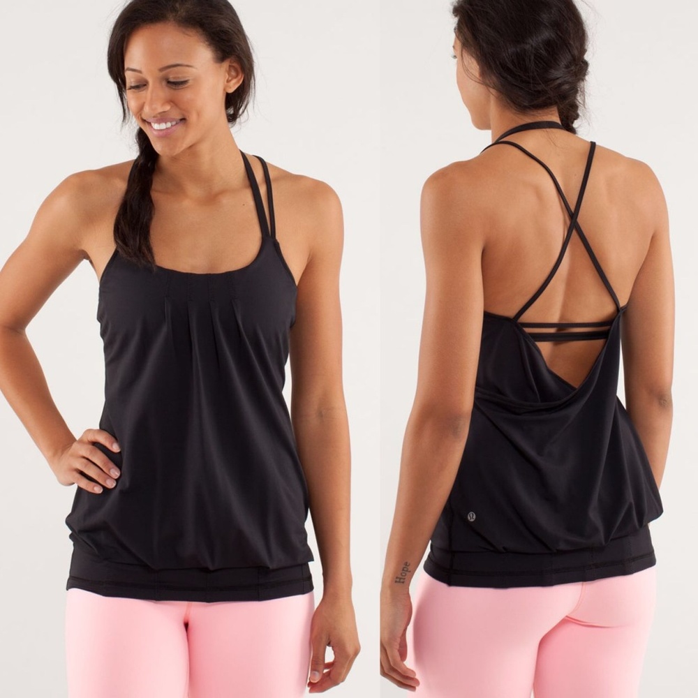 LULULEMON Flow And Go Tank Black 2
